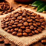 قهوه روبوستا پرکافئین با طعم قوی و کرمای غلیظ برای اسپرسو
