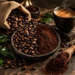 قهوه ترکیبی 70٪ عربیکا و 30٪ روبوستا