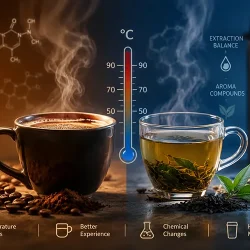 تأثیر دما بر کیفیت نوشیدنی، قهوه و چای و حفظ گرمای نوشیدنی