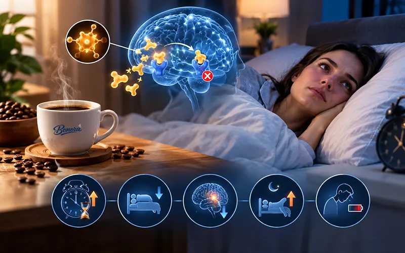 تأثیر قهوه بر خواب، آیا قهوه باعث بی خوابی میشود ؟